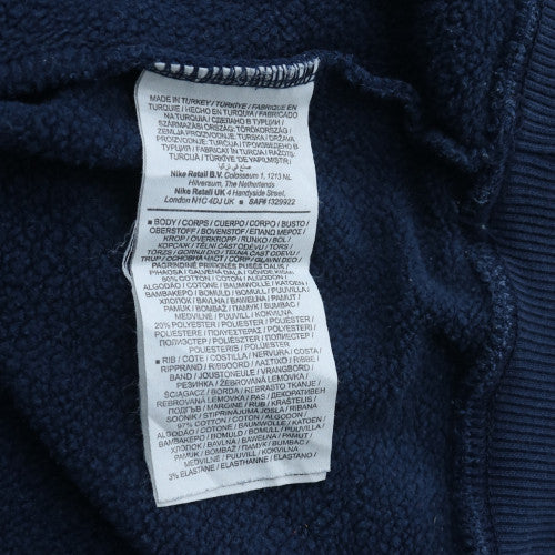 Nike Men’s Blue Crew Neck Graphic Sweatshirt S Pullover Fleece