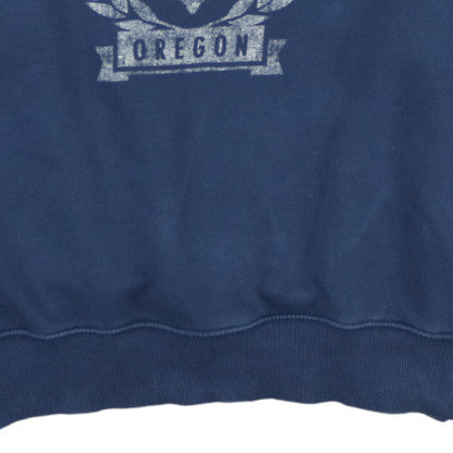 Nike Men’s Blue Crew Neck Graphic Sweatshirt S Pullover Fleece