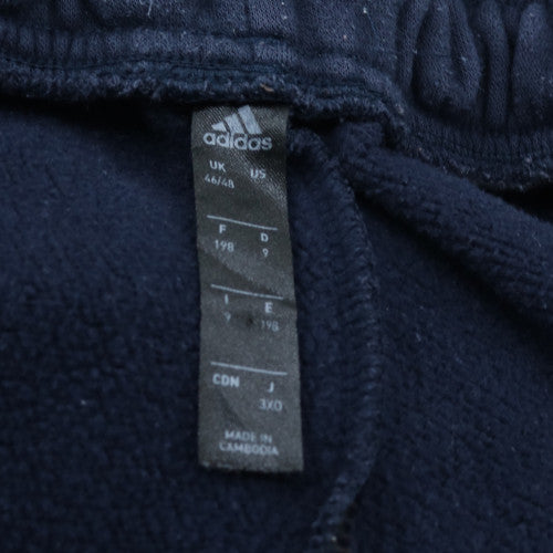 adidas Men Blue 3XL Fleece Sweatpants Jogger Trousers