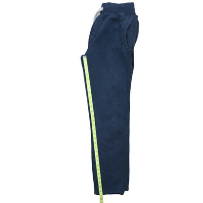 Diesel Men's Blue Sweatpants L Regular Fit Embroidered Logo