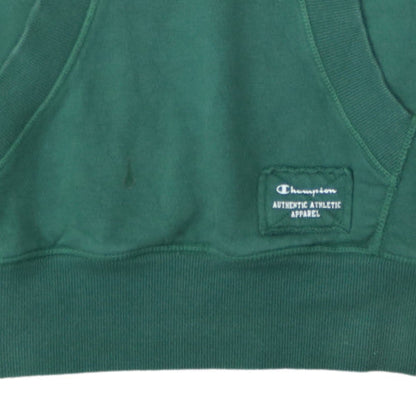 Champion Men's Green Pullover Hoodie M Fleece Graphic Sportswear