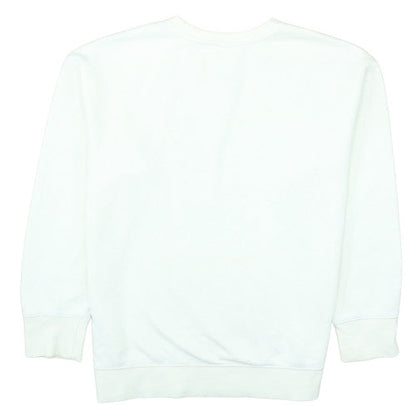 Nike Boys White XL Pullover Fleece Sweatshirt with Logo Crew Neck