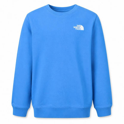 The North Face Boys Blue Cotton Crew Neck Pullover Sweatshirt XL 18/20