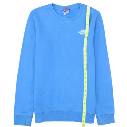 The North Face Boys Blue Cotton Crew Neck Pullover Sweatshirt XL 18/20