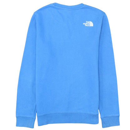 The North Face Boys Blue Cotton Crew Neck Pullover Sweatshirt XL 18/20