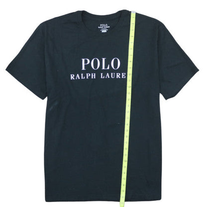 Ralph Lauren Men's Black XL Logo Cotton Short Sleeve T-Shirt