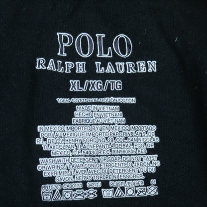 Ralph Lauren Men's Black XL Logo Cotton Short Sleeve T-Shirt