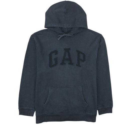 GAP Men’s Blue Pullover Hoodie 2XL Logo Fleece Sweatshirt