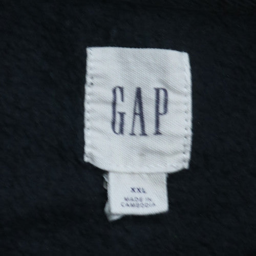 GAP Men’s Blue Pullover Hoodie 2XL Logo Fleece Sweatshirt