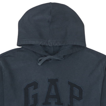 GAP Men’s Blue Pullover Hoodie 2XL Logo Fleece Sweatshirt