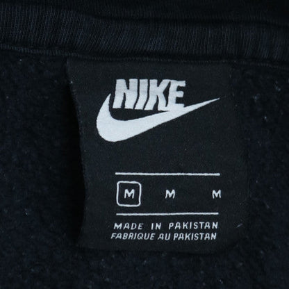 Nike Men’s Black Fleece Pullover Hoodie M Sports Logo Regular Fit