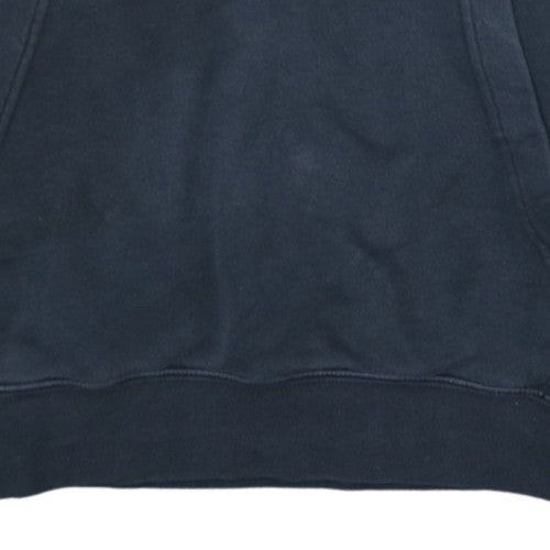 Nike Men’s Black Fleece Pullover Hoodie M Sports Logo Regular Fit