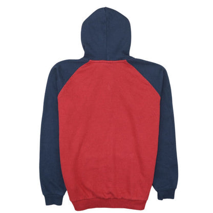 Quiksilver Mens Red Full Zip Fleece Hoodie XL