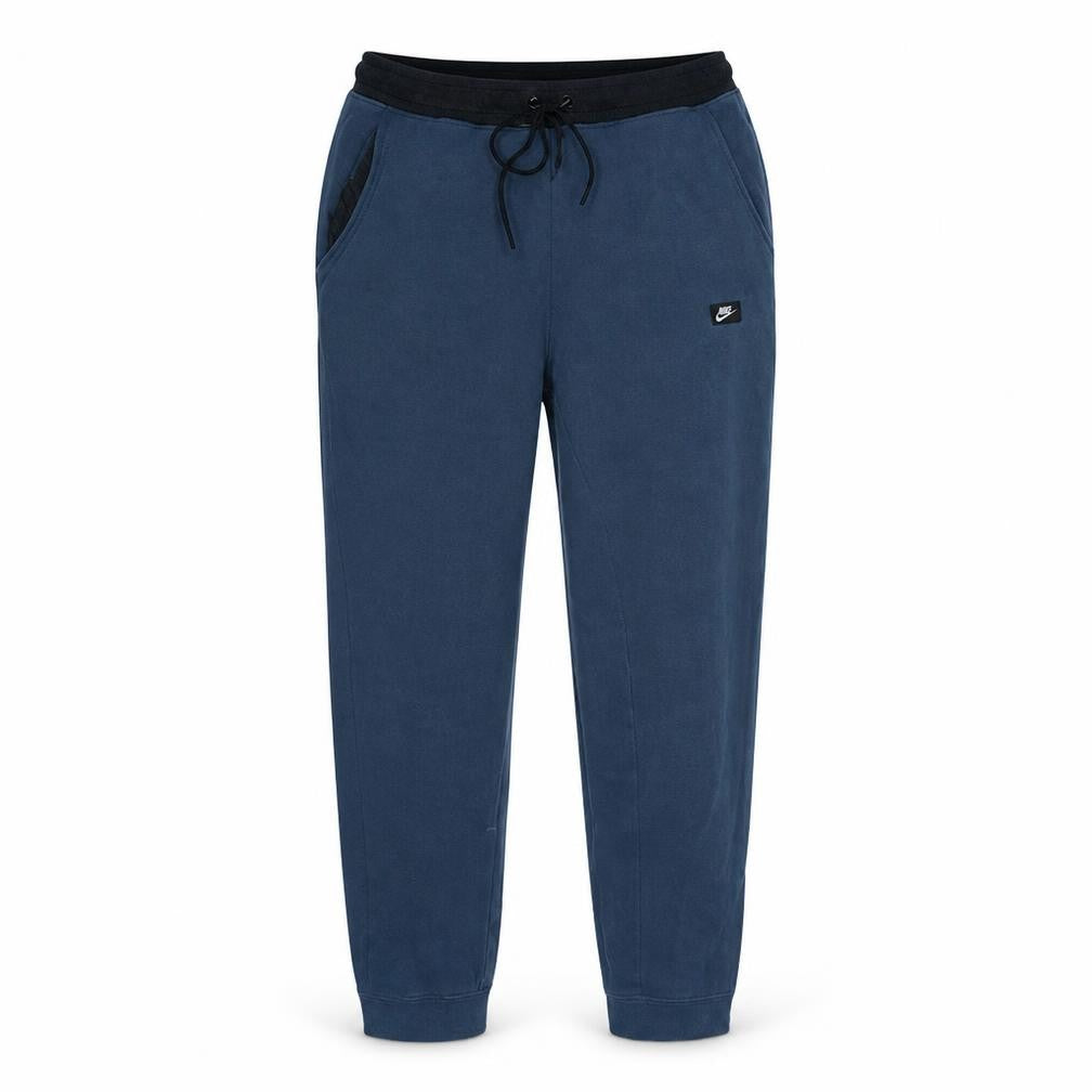 Nike Men's Blue Jogger Sweatpants L Cotton Blend Drawstring
