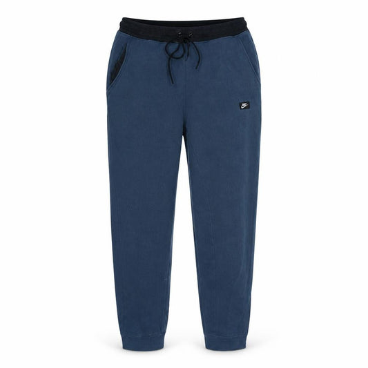 Nike Men's Blue Jogger Sweatpants L Cotton Blend Drawstring