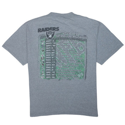 NFL Raiders Grey Men's X-Large Crew Neck Graphic T-Shirt