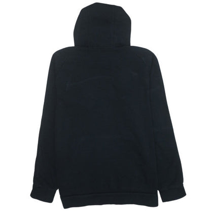 adidas Men Black Pullover Hoodie Fleece Regular Fit Size L
