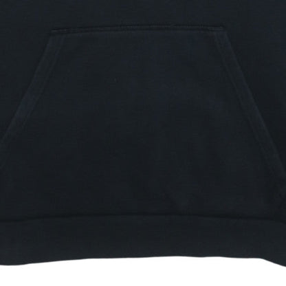 adidas Men Black Pullover Hoodie Fleece Regular Fit Size L