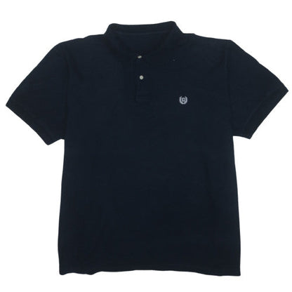 Chaps Men's Black 2XL Cotton Polo Shirt Classic Fit