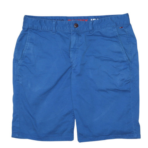 Tommy Jeans Men’s Blue Chino Shorts Size 34 Regular Fit Cotton Blend