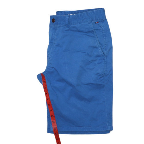 Tommy Jeans Men’s Blue Chino Shorts Size 34 Regular Fit Cotton Blend
