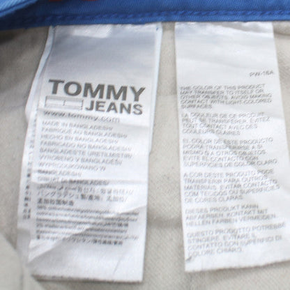 Tommy Jeans Men’s Blue Chino Shorts Size 34 Regular Fit Cotton Blend