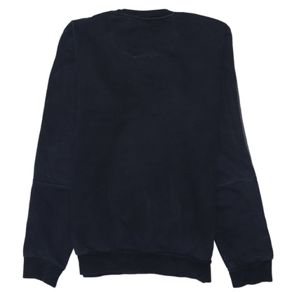 Adidas Men's Black Small Pullover Logo Sweatshirt