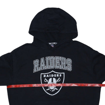 Primark NFL Raiders Black Hoodie Men's XL Pullover Fleece Sweatshirt