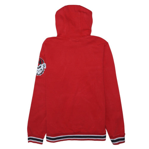 Nike Men's Red Georgia Pullover Hoodie Size L Fleece Sportswear