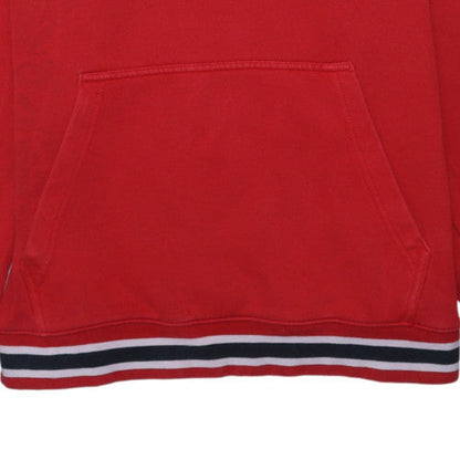 Nike Men's Red Georgia Pullover Hoodie Size L Fleece Sportswear