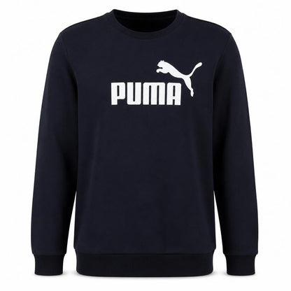 Puma Men's Black Large Pullover Crew Neck Graphic Sweatshirt