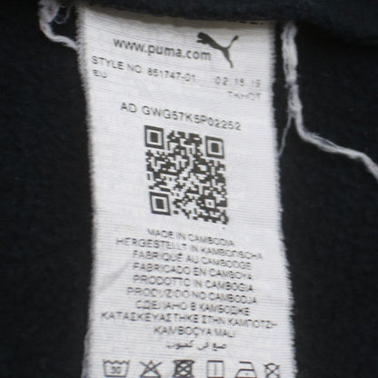 Puma Men's Black Large Pullover Crew Neck Graphic Sweatshirt