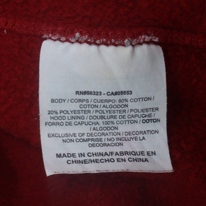 Nike Women’s Red Twins Hoodie Large Cotton Blend Pullover