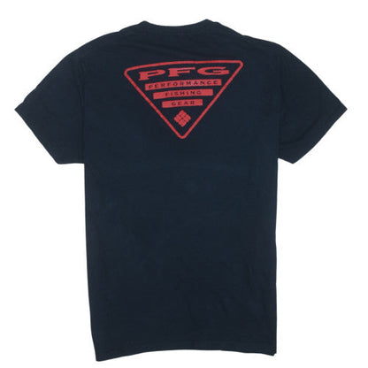 Columbia Men's Black XL PFG Short Sleeve Cotton T-Shirt