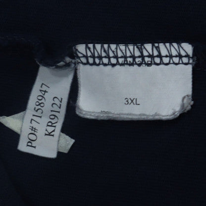 Nautica Men’s Blue 3XL Colourblock Polo Shirt Embroidered Logo