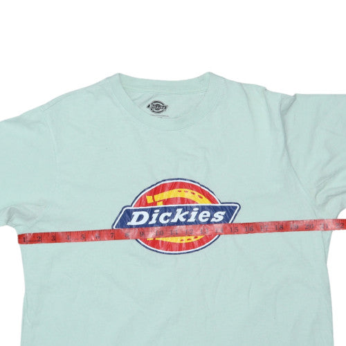 Dickies Men's Green Large Logo Graphic Cotton T-Shirt