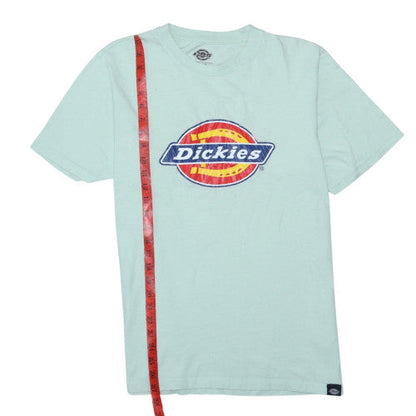 Dickies Men's Green Large Logo Graphic Cotton T-Shirt