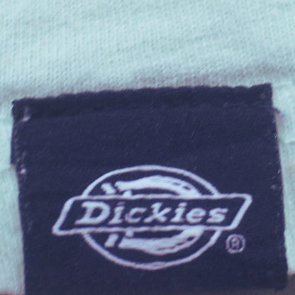 Dickies Men's Green Large Logo Graphic Cotton T-Shirt