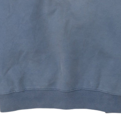Champion Men's Blue Crew Neck Embroidered Logo Pullover Sweatshirt L
