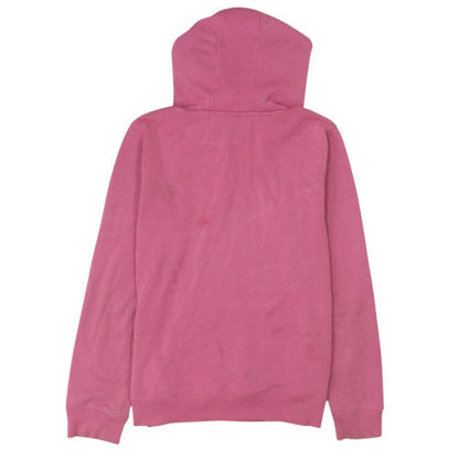 Champion Womens Pink Hoodie Size 16 Pullover Cotton Blend Logo Casual