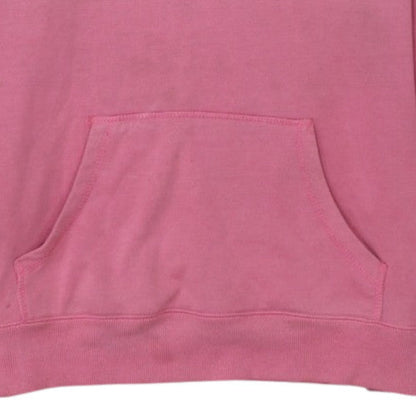 Champion Womens Pink Hoodie Size 16 Pullover Cotton Blend Logo Casual