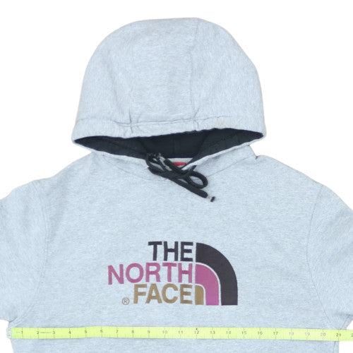 The North Face Men's Grey Pullover Hoodie M Fleece Logo Outdoor