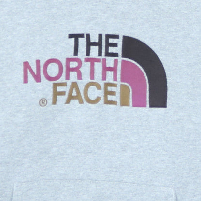 The North Face Men's Grey Pullover Hoodie M Fleece Logo Outdoor