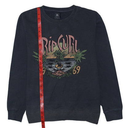 Rip Curl Men's Black Graphic Pullover Sweatshirt Size M