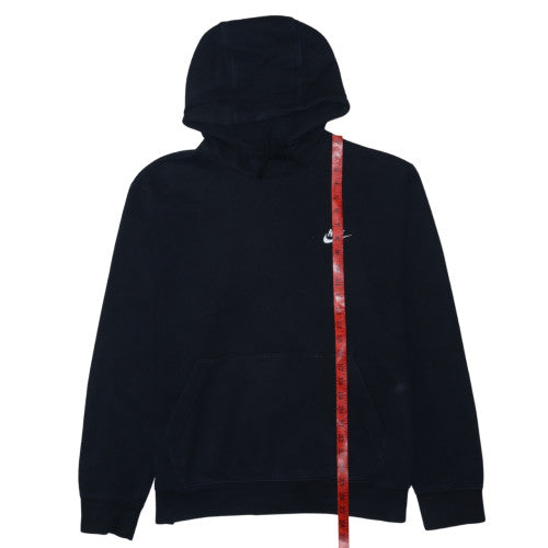 Nike Men's Black Pullover Hoodie L Fleece Regular Fit Sportswear