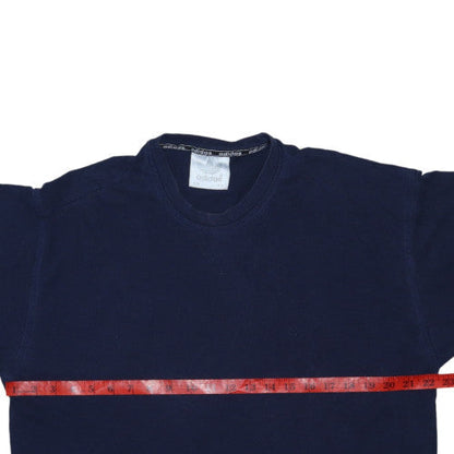 Adidas Mens Navy Blue Crew Neck Short Sleeve Cotton T-Shirt M
