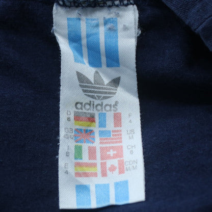 Adidas Mens Navy Blue Crew Neck Short Sleeve Cotton T-Shirt M