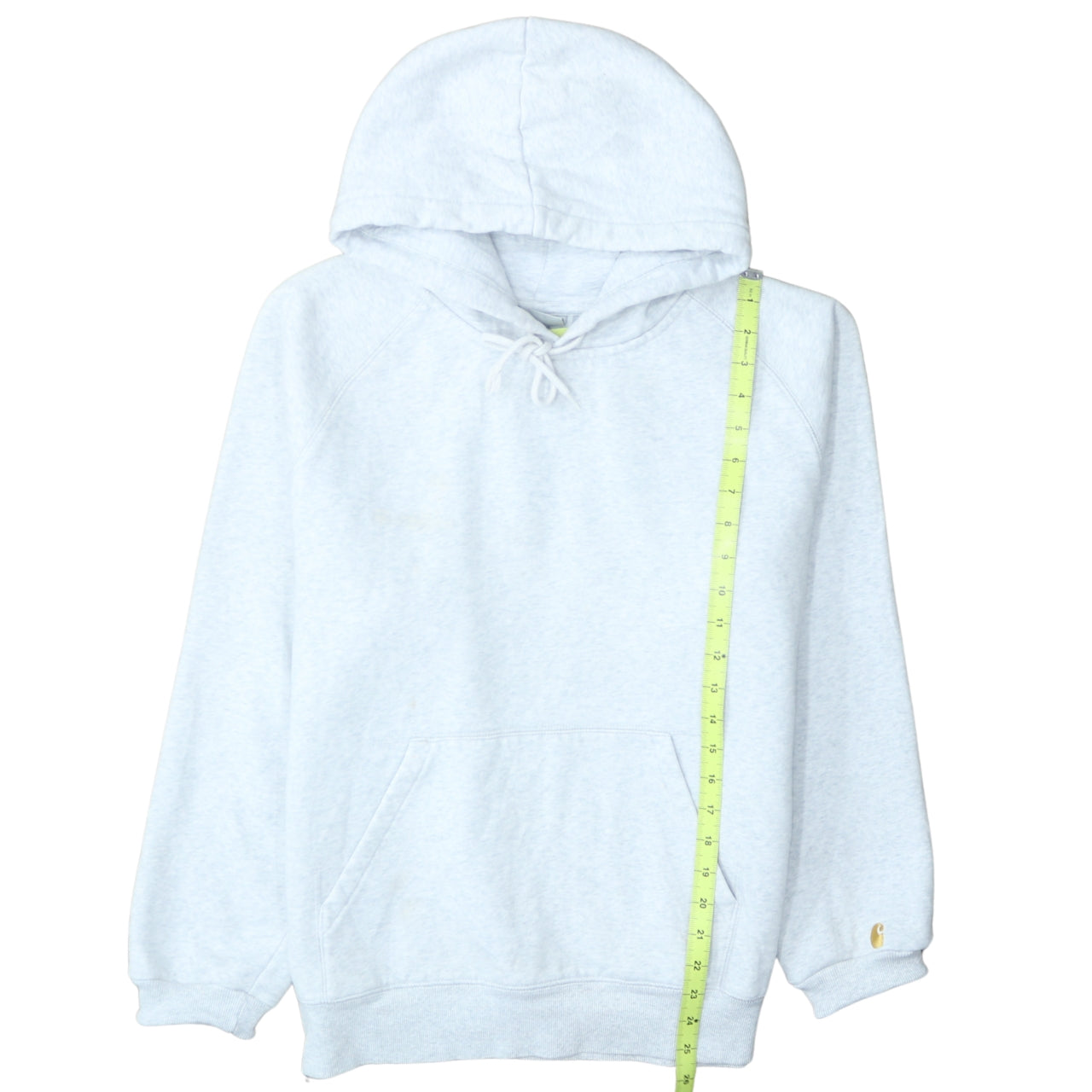 Carhartt Men's Grey Pullover Hoodie Size L Fleece Workwear