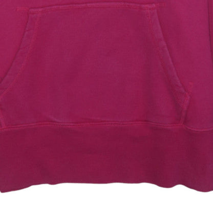 Nike Womens Pink Pullover Hoodie Large 100% Cotton Sportswear
