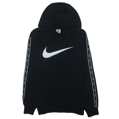 Nike Men's Black Pullover Hoodie M Sports Fleece Long Sleeve Logo